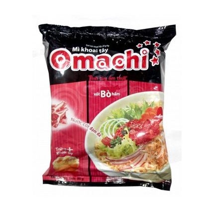 Лапша Omachi со вкусом острой креветки быстрого приготовления (30шт)